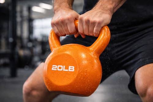 Kettlebell for Strength Training, Durable Weight for Home Gym Workouts, Wide Comfortable Grip Handle for Full Body Fitness