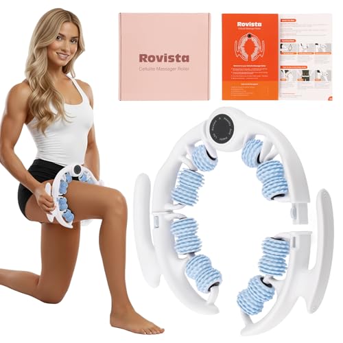 Anti Cellulite Massage Tool - Ergonomic Cellulite Remover for Legs and Arms with Detachable Handles - Smooth-Glide Lymphatic Drainage Massager for Boost Confidence and Tightened Skin (Blue)