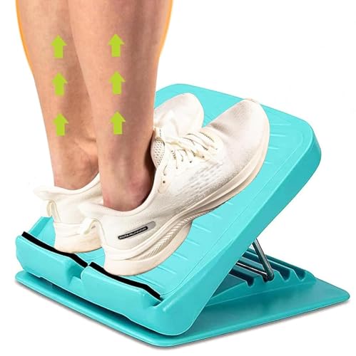 Slant Board, Adjustable Incline Board and Calf Stretcher, Stretch Board for Stretching Tight Calves or Plantar Fasciitis，Foot Stool Adjustable Strength Training Equipment Leg Exercise Machines
