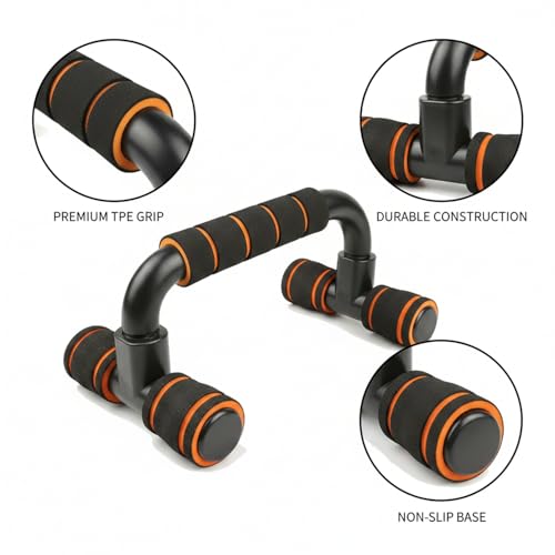 Push Up Stands for Home Workout, TPE Handles Increase Range of Motion, Compact Strength Training Equipment for Chest and Triceps (1 PC)
