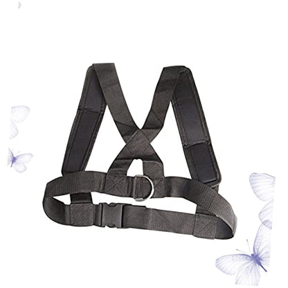 Sled Workout Harness with Heavy Duty Hooks for Fitness Training