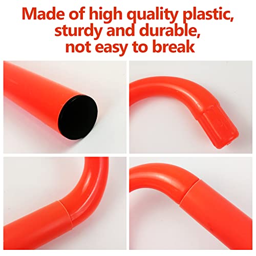 6 Pack Agility Speed Training Hurdles- 6" Detachable Agility Training Hurdles- Sports Practice Equipment for Athletes, Soccer, Basketball