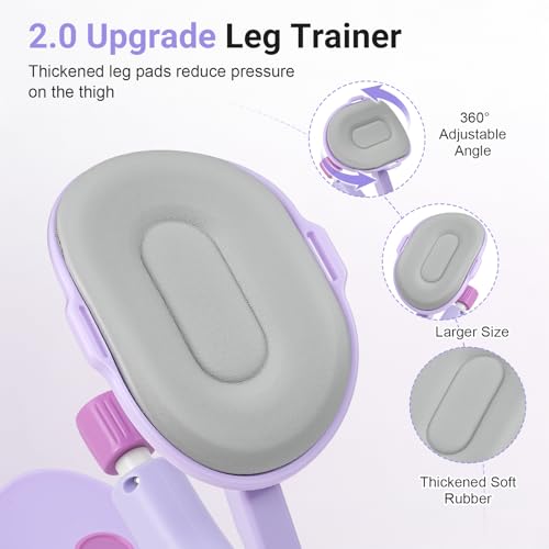Thigh Trainer for Women, 15-60LB Adjustable Resistance Inner Thigh Exerciser for Pelvic Floor Strengthening, Kegel Equipment with Data Tracking, Home Gym Fitness for Postpartum Recovery & Shaping1