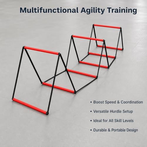 Agility Ladder, 7m 16 Rung Portable Speed Ladder, Soccer Training Equipment for Athletes, Football Basketball Footwork Exercises with Storage