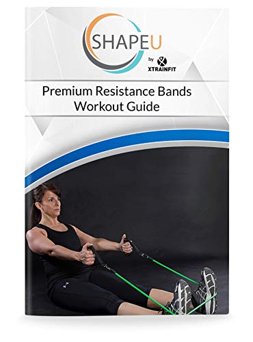 Resistance Band 11 Piece Set - Includes 5 Exercise Bands with Carrying Bag, Door Anchor, Ankle Straps, Exercise Guide with Bonus Digital Workouts and Workout EBook