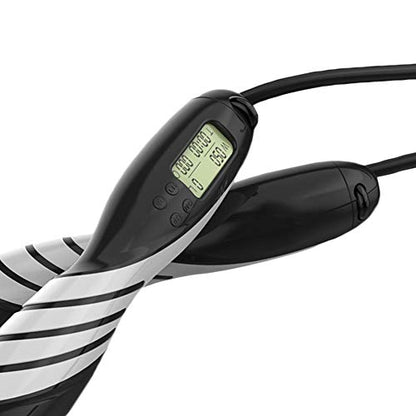 Skipping Rope Counting Weighted Jump Rope Digital Counter For Indoor/Outdoor Fitness Training Boxing Adjustable Calorie Skipping Rope Workout