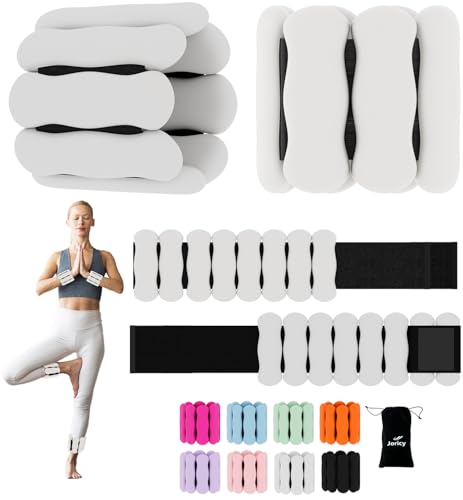 Ankle Weights Wrist Weight for Women Men, Set of 2, 1 lb/2 lb Each - color: Grey, size: 1lb each weight (2lbs Pair)