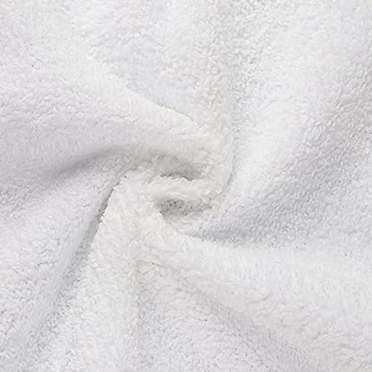 Orighty Washcloths Bulk Towels Set 50 Pack, Highly Absorbent and Soft Feel Microfiber Face Cloths, Multi-Purpose Wash Cloths & Hand Towels for Bathroom, Hotel, Spa, and Gym, 12x12 Inch - color: White