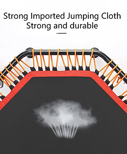 Replacement Trampoline Pad Outdoor Trampoline 48" Adult,Foldable Mini Fitness Trampoline Aerobic Indoor Outdoor Fitness Jumper,Easy Installation Silent Outdoor Exercise Safe for Adults Kids