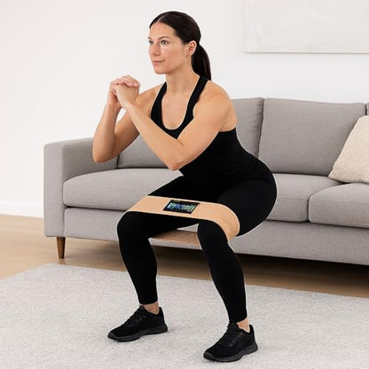 Fabric Resistance Bands for Women and Men, Booty Workout Bands Set of 3, Non-Slip Glute Exercise Bands for Legs and Home Gym Fitness