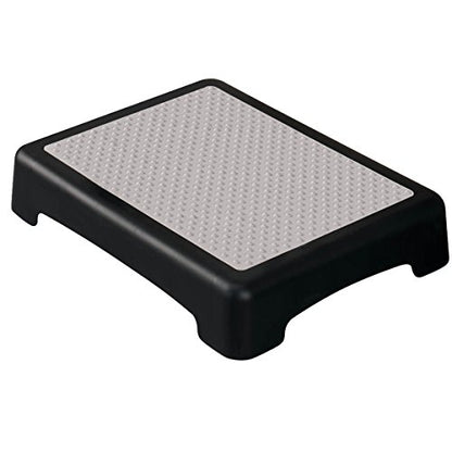 Non-Slip Indoor/Outdoor 4 Inch Height Mobility Platform Step, Grooved Surface for Added Traction, Drainage Holes – Supports Up to 400 Pounds, Measures 19 1/4" L x 15 1/2" W x 4" H