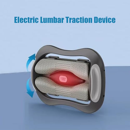 Lumbar Stretcher with Heat Massage | Adjustable Vibration Back Support Massager | Waist Relaxation Wholesale for Office & Home