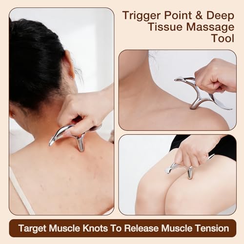 All in 1 Trigger Point Massage Tool TMJ Tension Relif Face Gua Sha