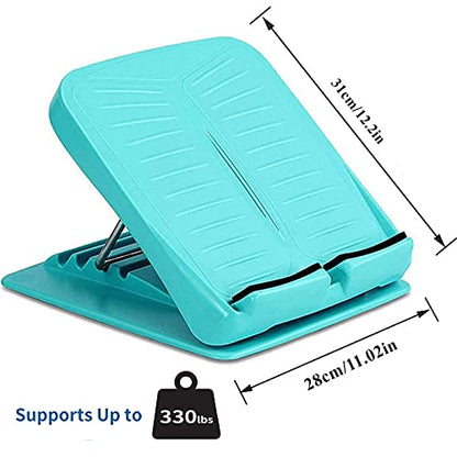 Slant Board, Adjustable Incline Board and Calf Stretcher, Stretch Board for Stretching Tight Calves or Plantar Fasciitis，Foot Stool Adjustable Strength Training Equipment Leg Exercise Machines