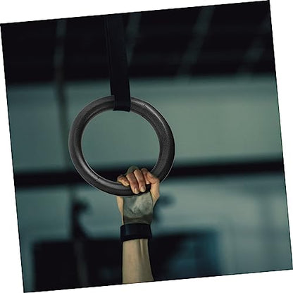2 Pcs Fitness Rings Pull up Rings for Home Gym Stomach Workout Gymnastics Bars Random Color