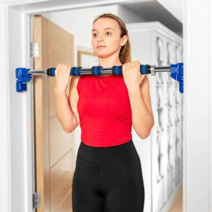 Pull Up Bar for Doorway,Adjustable Portable Chin Up Bar Upper Body Workout,Comfortable Grips,No Screws Required Home Gym Equipment