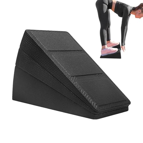 Slant Board – Foam 11.61x7.48x5.91in | Anti Slip Adjustable Incline Calf Stretcher | Balance Training Board For Stretching Foot Ankle Mobility Exercise Physical And Daily Fitness Use