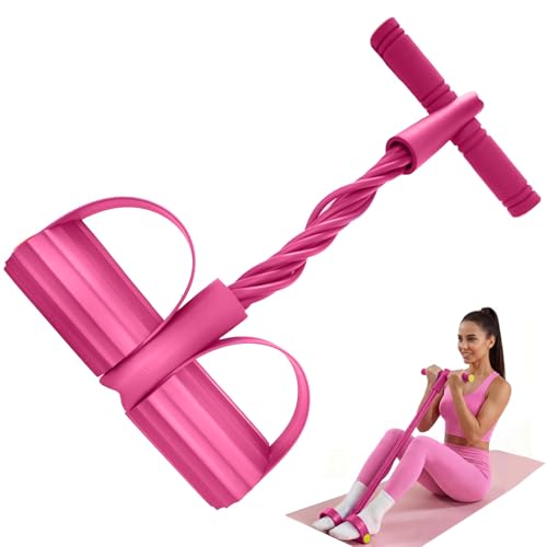 8 Tube Resistance Band with Handles,Multifunction Fitness Equipment,Durable TPE Tension Rope for Full-Body Workout, Abdomen,Waist,Arm,Leg