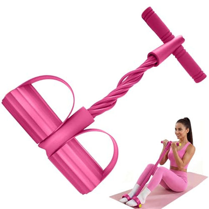 8 Tube Resistance Band with Handles,Multifunction Fitness Equipment,Durable TPE Tension Rope for Full-Body Workout, Abdomen,Waist,Arm,Leg