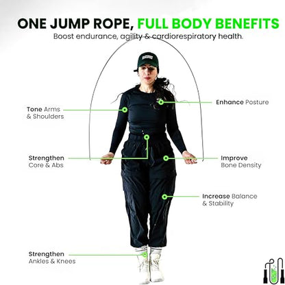 Speed Jump Rope – Adjustable 10ft Skipping Rope for Women, Men & Kids, Beginner Friendly with 5mm PVC Cord, Shatterproof Handles, Tangle-Free for Boxing, CrossFit, HIIT, Cardio, Fitness & Home Workout