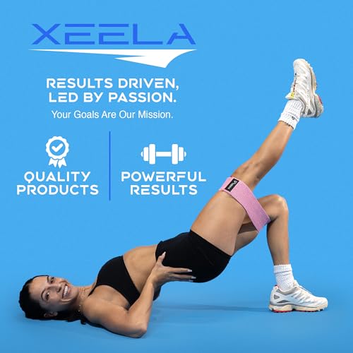 Xeela Full Body At Home Workout Equipment with 3-Month Digital Guide Included, Quality Portable Fitness Equipment with Jump Rope, Resistance Bands with Handles, Ankle Straps for All Fitness Levels