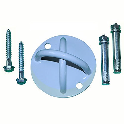 Ceiling & Wall Mount Anchor Bracket Hook for Suspension Training Straps, Olympic Rings, Body Weight Strength Training Systems, Yoga Swings Hammocks, Boxing Equipment, Battle Ropes
