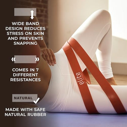 Aeromat Elite Power Band - Long Resistance Bands for Working Out, Pull Up Assistance Bands, Exercise Band, Gym Bands, Workout Bands Resistance for Men & Women