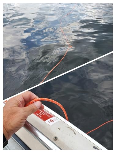 5/8 in (16mm) x 32 ft (10Meter) Marine Floating Rope for Boating, Fishing, Rafting, Camping, Hiking, Hunting, Anchor, Mooring, Dock Lines, Kayak, Canoe, Rescuing Reflective Red - size: 5/8" x 32'
