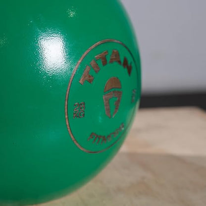 Titan Fitness Competition Kettlebell, Single Piece Casting, KG Markings, Full Body Workout - size: 62.0 Pounds