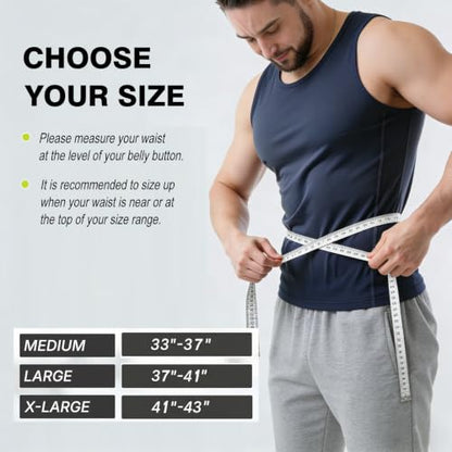 Plus Size Back Brace for Men Lower Back Pain Support - size: X-Large
