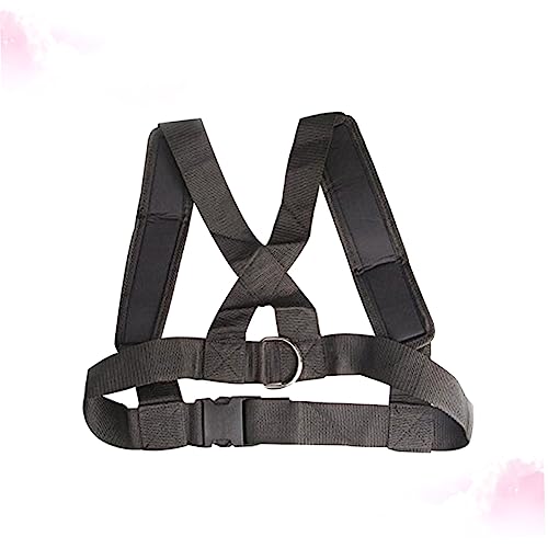 HANABASS Adjustable Sled Harness with Heavy Duty Hooks Resistance Band Tool for Speed and Endurance Training Durable Fitness Equipment for Core Strength Posterior Chain Development