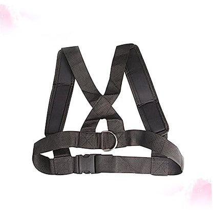 HANABASS Adjustable Sled Harness with Heavy Duty Hooks Resistance Band Tool for Speed and Endurance Training Durable Fitness Equipment for Core Strength Posterior Chain Development