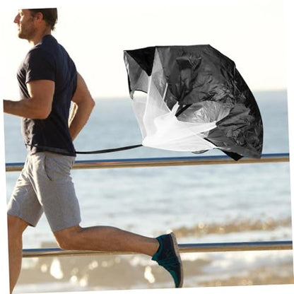 BESPORTBLE Training Resistance Parachute Lightweight Drag Parachute for Enhanced Athletic Performance for Stamina Building and Endurance Training Portable Design for Athletes The Go