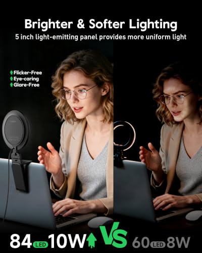 LitONES Ring Light for Computer, Eye-Care Lighting for Zoom Call, Streaming - color: BACK 1 PSC