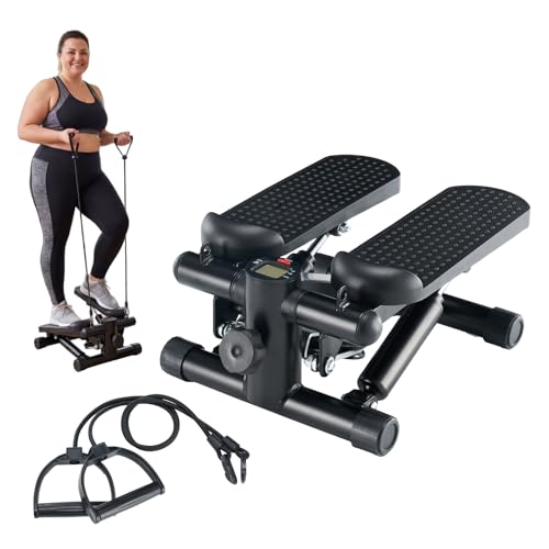 NEWBULIG Mini Stepper for Exercise at Home Stair Step Machine for Indoor Fitness Portable Home Gym Stepper for Full Body Workout 300lb Weight Capacity