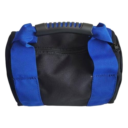 Kettlebell Sandbag Bag Only with Handle - Sand Weights Bag for Functional Fitness, Boxing, Bodybuilding (Sand Not Included) - color: Blue