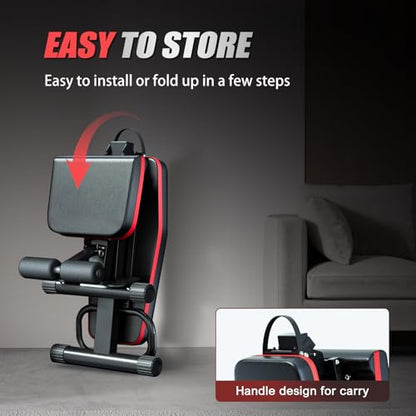 2026 Adjustable Weight Bench for Home Gym, 98% Pre-Assembled, Foldable Gym Bench with Multi-Purpose Incline Decline Flat, Compact Workout Bench for Small Space Apartment Room
