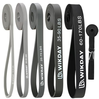 Resistance Bands for Working Out, Exercise Bands, Workout Bands, Pull Up Assistance Bands for Body Stretching Training Physical Therapy Muscle Training for Men & Women