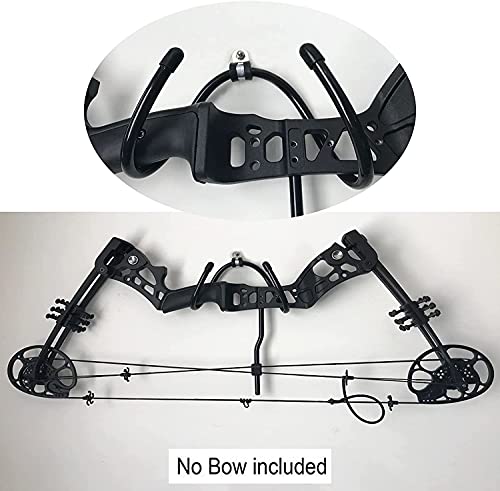 AUXPhome 2 Pack Wall Storage Display Rack - Bow Hanger Hooks Wall Holder - No Scratches - Hold up to 20 Lbs - Hold 2 Bows