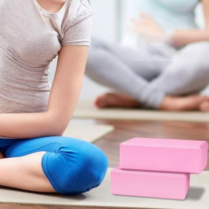 Custom Yoga Blocks with Image Text Logo Eva Foam Lightweight Yoga Bricks for Yoga Pilates Stretching Meditation Dance Yoga Accessories