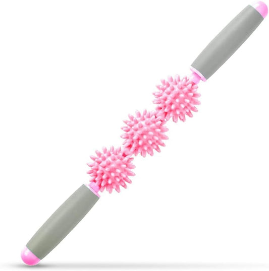 Cellulite Massager, Fascia Blaster for Cellulite, Muscle Roller Stick Lymphatic Drainage Massager for Relif Body Sorness, Trigger Points, Sports Legs, Back Recovery, Sakura Pink - color: Sakura Pink