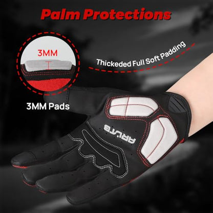 Cycling Gloves for Men and Women Mountain Bike Gloves for Bike Riding Mountain Bicycle Dirtbike Motorcycle BMX MTB Motocross Racing