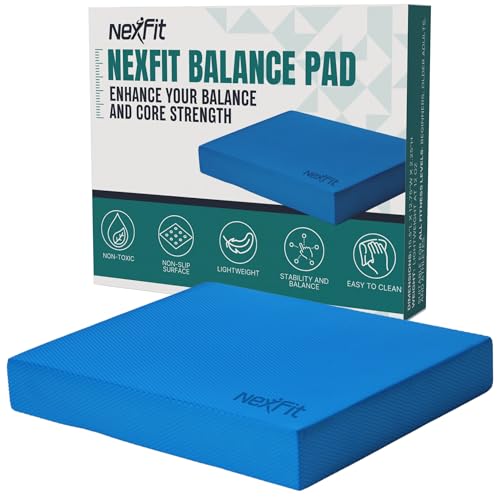 High-Density Balance Pad - Durable TPE Foam Balance Pad Physical Therapy, Foam Exercise Pad with Non-Slip Surface, Lightweight for Home & Gym Workouts, Core Strength & Balance Enhancement