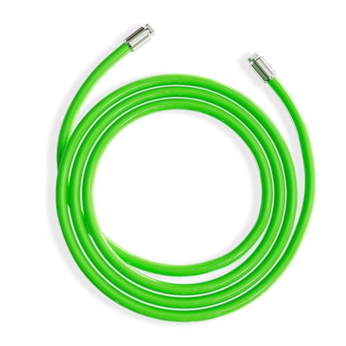 eplacement Cable for Weighted Jump Rope, 2lb Stainless Steel Wire with polyvinyl chloride Coating for Heavy Jump Ropes.14mm Thick in Different long - color: 2LB Green, size: XL - 9'6(User Height 6'0 +)