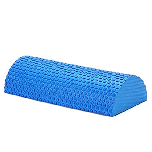 Half Round Foam Roller EVA Back Exercise Shaft Yoga Columns for Deep Tissue Muscle Massage Blue Sports & Outdoors