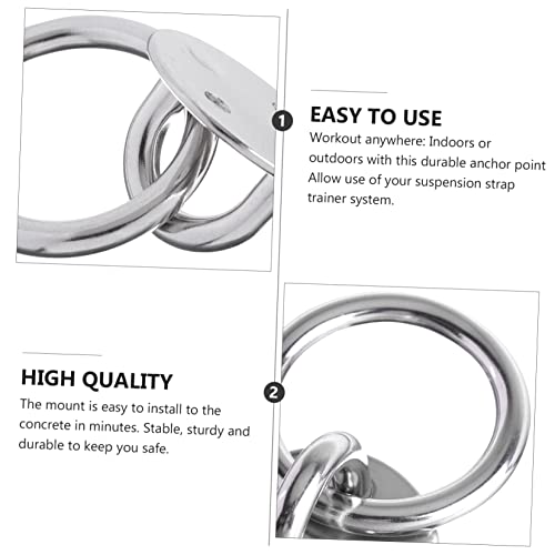 1set Ceiling Anchor Bracket for Suspension Trainer Gymnastic Yoga Swings Sturdy Mounting for Workouts