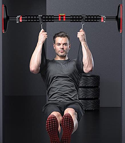 Pull-Up Bars Portable Horizontal Bar, No Screws in The Door Corridor, Strength Training Fitness Bar, Safe and Non-Slip, 70-135cm Adjustable