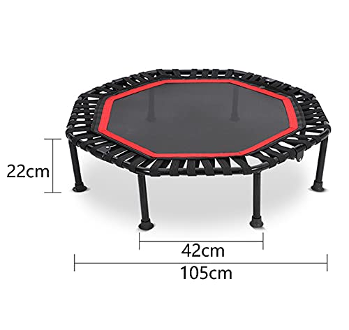 Replacement Trampoline Pad Outdoor Fitness Mute Foldable Trampoline Mini Exercise Rebounder for Adults Indoor/Garden Workout Equipment,Maximum Load 200Kg,Diameter 40In