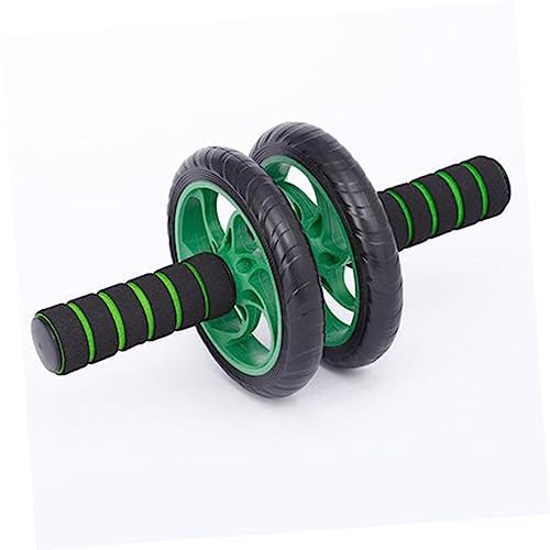 Dual-wheel Fitness Roller Silent Operation and Knee Pad Portable Abdominal Exercise Equipment for Muscle Building and Green