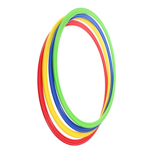 GALPADA 4pcs Soccer Agility Training Hoops Speed Agility Training Rings for Football Players Drills Coordination